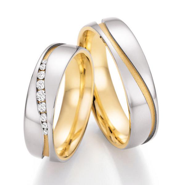 Nowotny-Collection Ruesch Trauringe Exclusive 66-42150-055+66-42160-055